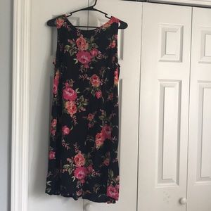 Floral dress sleeveless